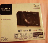 Sony HX50 - 30x zoom, 20 MP rezolucija, full HD video 60 fps, Wi-Fi
