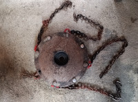 Glava s lancima za roto malčer