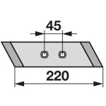 Špica raonika desna ili lijeva Eberhardt, Gassner, Krone, Pöttinger