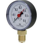 Manometar 1/2" 80 mm, 0.6 bara, Becker Aeromat