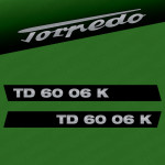 Zamjenske naljepnice za traktor Torpedo TD 60 06 K