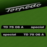 Zamjenske naljepnice za traktor Torpedo TD 75 06 A special
