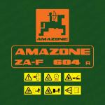 Zamjenske naljepnice za rasipač gnojiva AMAZONE ZA-F 604 R