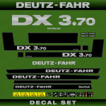 Zamjenske naljepnice za traktor Deutz Fahr DX 3.70