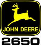 Zamjenske naljepnice za traktor John Deere 2650