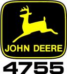 Zamjenske naljepnice za traktor John Deere 4755