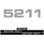 Zamjenske naljepnice za traktor Zetor 5211