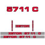 Zamjenske naljepnice za traktor Zetor 5711 C