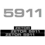 Zamjenske naljepnice za traktor Zetor 5911