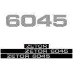 Zamjenske naljepnice za traktor Zetor 6045
