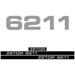 Zamjenske naljepnice za traktor Zetor 6211