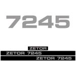 Zamjenske naljepnice za traktor Zetor 7245