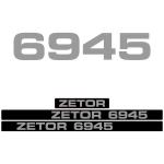 Zamjenske naljepnice za traktor Zetor 6945