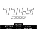 Zamjenske naljepnice za traktor Zetor 7745 Turbo