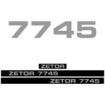 Zamjenske naljepnice za traktor Zetor 7745