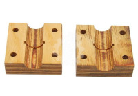 Drveni ležaj za kombajn Deutz Fahr. Fi rupe 25 mm.