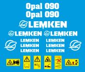Zamjenske naljepnice za plug LEMKEN Opal 090