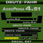 Zamjenske naljepnice za traktor Deutz Fahr AgroPrima 4.51