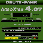 Zamjenske naljepnice za traktor Deutz Fahr AgroXtra 4.07