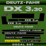 Zamjenske naljepnice za traktor Deutz Fahr DX 3.30