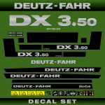 Zamjenske naljepnice za traktor Deutz Fahr DX 3.50