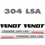 Zamjenske naljepnice za traktor Fendt Farmer 304 LSA Turbomatik (novi)
