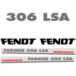 Zamjenske naljepnice za traktor Fendt Farmer 306 LSA Turbomatik (novi)