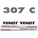 Zamjenske naljepnice za traktor Fendt Farmer 307 C Turbomatik