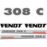Zamjenske naljepnice za traktor Fendt Farmer 308 C Turbomatik
