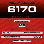 Zamjenske naljepnice za traktor Massey Ferguson 6170