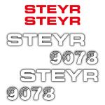 Zamjenske naljepnice za traktor STEYR 9078