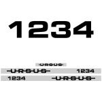 Zamjenske naljepnice za traktor URSUS 1234