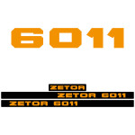 Zamjenske naljepnice za traktor ZETOR 6011
