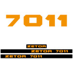 Zamjenske naljepnice za traktor ZETOR 7011