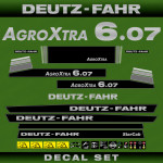 Zamjenske naljepnice za traktor Deutz Fahr AgroXtra 6.07