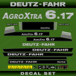 Zamjenske naljepnice za traktor Deutz Fahr AgroXtra 6.17