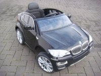 BMW X6 elektro dječji auto jeep akumulator baterije daljinski / crna
