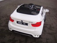 BMW X6 elektro dječji auto jeep akumulator baterije daljinski / bijela