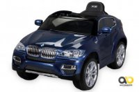 BMW X6 elektro dječji auto jeep akumulator, Lak boja, kožno sjedalo