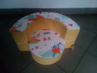 Dječja fotelja okrugla stolica mekana -tabure 11€