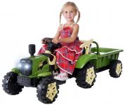 Dječji elektro traktor na baterije sa prikolicom