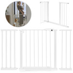 ECOTOYS sigurnosna vrata 74–132 cm za stepenice i vrata – čelična s do