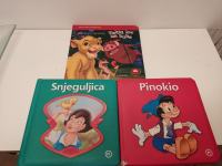 Knjigice Pinokio, Snjeguljica i Kralj lavova , za bebe