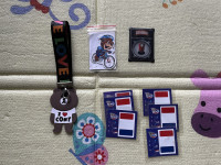 Lino magnet, boje za lice, privjesak medo