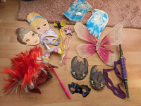 Maske i dodaci za maškare, krila, štapići, kostimi