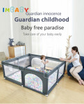 Ograda / igralište / vrtić za bebe 150 x 180cm - NOVO
