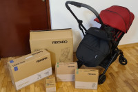 Kišobran kolica RECARO Lexa Elite + lagano gnjezdašce Garnet Red bordo