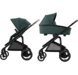 MAXI-COSI KOLICA 2U1 PLAZA PLUS + KOŠARA - ESSENTIAL GREEN