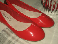 CRVENE BALERINKE BR. 36 - NOVO