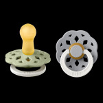 BIBS Boheme dude (kaučuk) - Sage GLOW/Cloud GLOW (vel. 2)